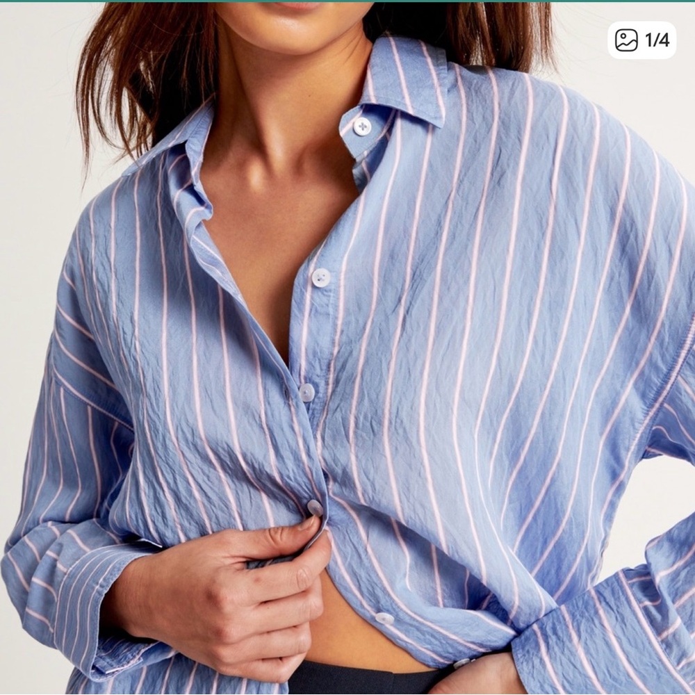 Abercrombie & Fitch Oversized Button up